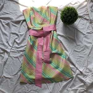 COPY - Lilly Pulitzer | RARE Plaid Pastel Dress | Size: 6